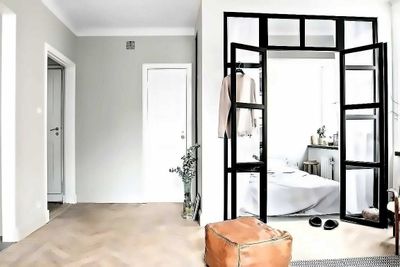 Loft Раздвижные распашные стеклянные перегородки и двери