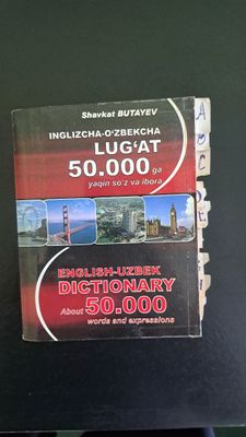 Lug'at ingliz tili o'zbek tili