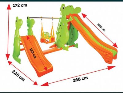 Даставка Установка Бесплатно Горка Качелями для детей Новая