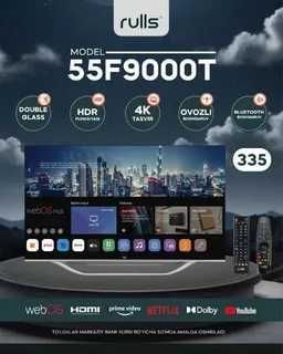 55" Телевизор Rulls 55/65/75/85 4K UHD SMART webOS TV (простой пульт)