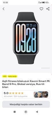 Mi band 9pro idealni