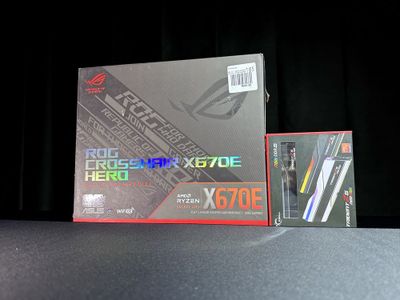 G.Skill Trident Z5 RGB Neo 64GB 6000MHz+ Asus ROG Crosshair X670E Hero