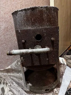 Металлическая печь (самодельная) козел