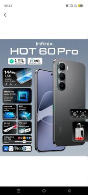 Infinix 60 pro Telefon sotiladi olganimga 2 hafta boʻldi.