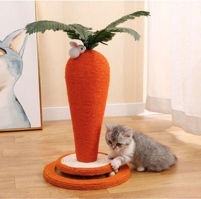 Когтеточка для кошек котов игрушка в форме морков