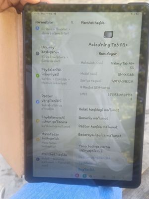 Samsung Galaxy tab a9+ kar dak bor planshet,planwet