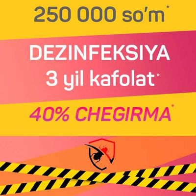 Dezinfeksiya - Дезинфекция - клоп klapa - tarakan крыс мышей змей