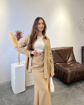 Двойка юбочка с рубашкой стандартного размера