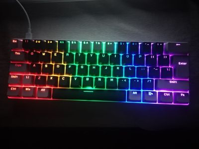 T60 Mechanial rgb backlight keyboard 64 key