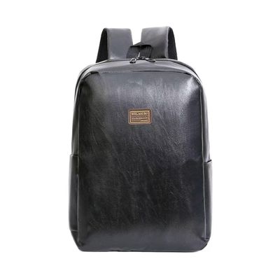 Мужской рюкзак из пу кожи для ноутбука сумка портфель