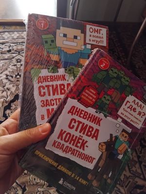 Продам книги майкрафт. 2 тома