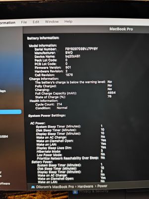 MacBook Pro 13" 2018, i5 / 8GB / 256GB SSD