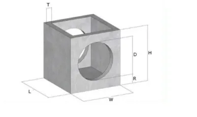 Алока кабеллари учун бетон колодес. Связ линии для колодес бетон