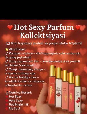 Sexy feramon atirlari 5 talik