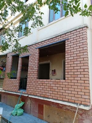Кладка кирпич, ремонт балкона  / Облицовка ғишт