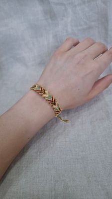 браслет из премиальные бисера Miyuki Delica