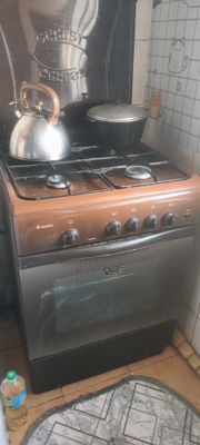 Газовая плита Гефест в рабочем состояние