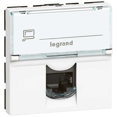 Розетка Legrand RJ 45 - Программа Mosaic - кат. 5е Артикул 076564