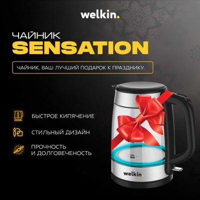 Новый электрический чайник Welkin Sensation