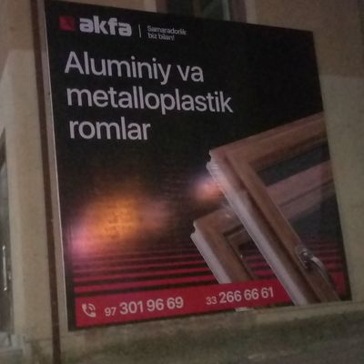 Akfa alumin eshik plâst deraza Buxoro N1