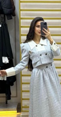 Kostyum yubka yangi