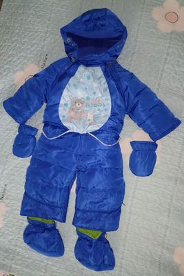 детский зимний комбинезон