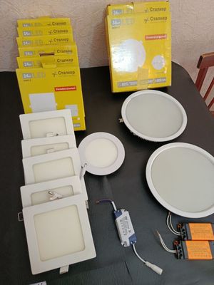 Stanker Universal LED Ceiling Lights - Квадратные и Круглые Панели