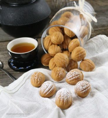 Shirin “Yong‘oq shaklidagi pechenye” – uy sharoitida tayyorlangan, yum