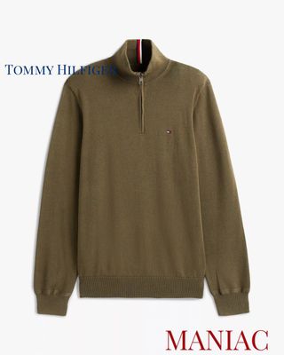 Свитер с молнией от Tommy Hilfiger