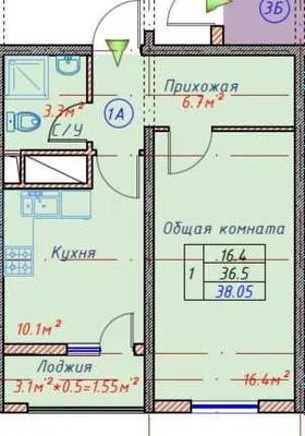 Новостройка с ремонтом от застройщика со скидкой 20% (AO)