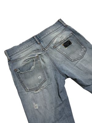 dolce & gabbana distressed jeans