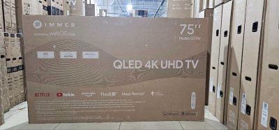 Immer 75tv Qled 4K UHD TV WebOs tv Muddatli to'lovaga 12 oyga beriladi