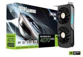 Видеокарта ZOTAC GeForce RTX 4070-12gb SUPER Twin Edge