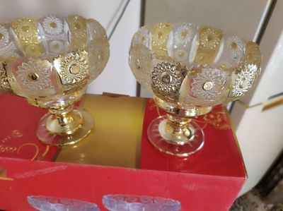 Конфетницы хрустальные