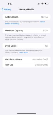IPhone 15 Pro Max 100% Natural Titanium