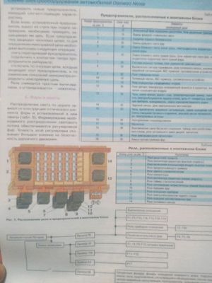 Электрооборудование схема электропроводки NEXIA 2