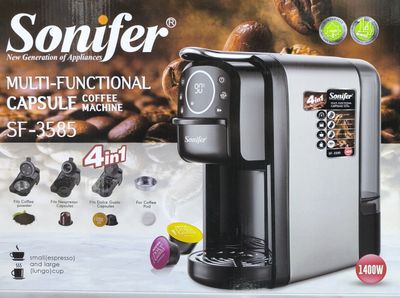 Супер новый кофе машинка 4в1 Sonifer, kofe moshina, coffee