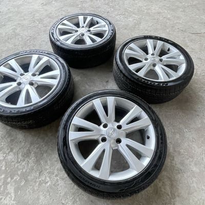 Captiva диски R17 на Lacetti или Gentra с шинами Nexen