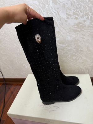 Сапожки со стразами PHILIPP PLEIN