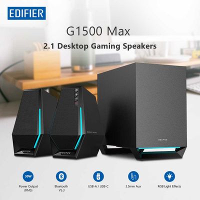 продам новый Edifier G1500 MAX/Bluetooth 5.3/AUX 3.5 мм mini jack/RGB