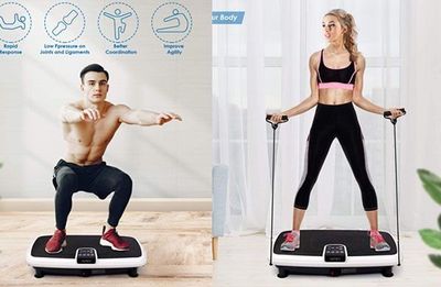 Vibroplatforma - fitnes uchun maxsus - ayollar va erkaklar uchun