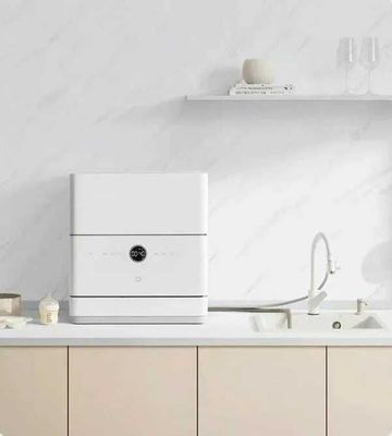Компактная посудомоечная машина Xiaomi, 1500 Вт, 5 комплектов, белый