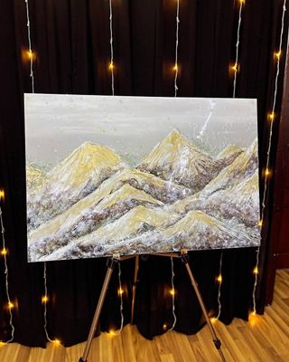 Картина «Golden mountains”