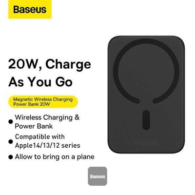 Baseus 6000mAh edition Magnetic Wireless Power Bank PD-20W iPhone 16