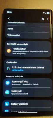 Samsung galaksy S22 ultra 256gb