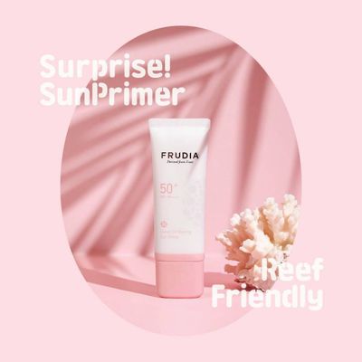 Матирующий солнцезащитный праймер Frudia Velvet Fit Blurring Sun Primer SPF50+ PA+++
