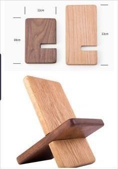 Handmade yog‘och mobil telefon podstavkasi – tabiiy va ekologik