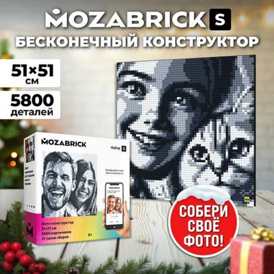 Конструктор из фотографии / мозаика MOZABRICK. Набор S