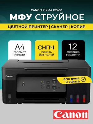 Цветной принтер Canon PIXMA G2430 МФУ