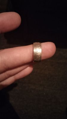 Серебряная обручалка 925пр.